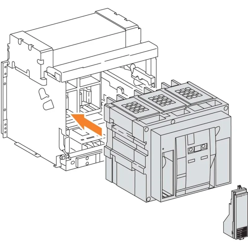 Schneider Electric - Leistungsschalter für Trafo-, Generator- und Anlagenschutz Grundrahmen, Masterpact 48660 NW10NDC-D, 4p, herau