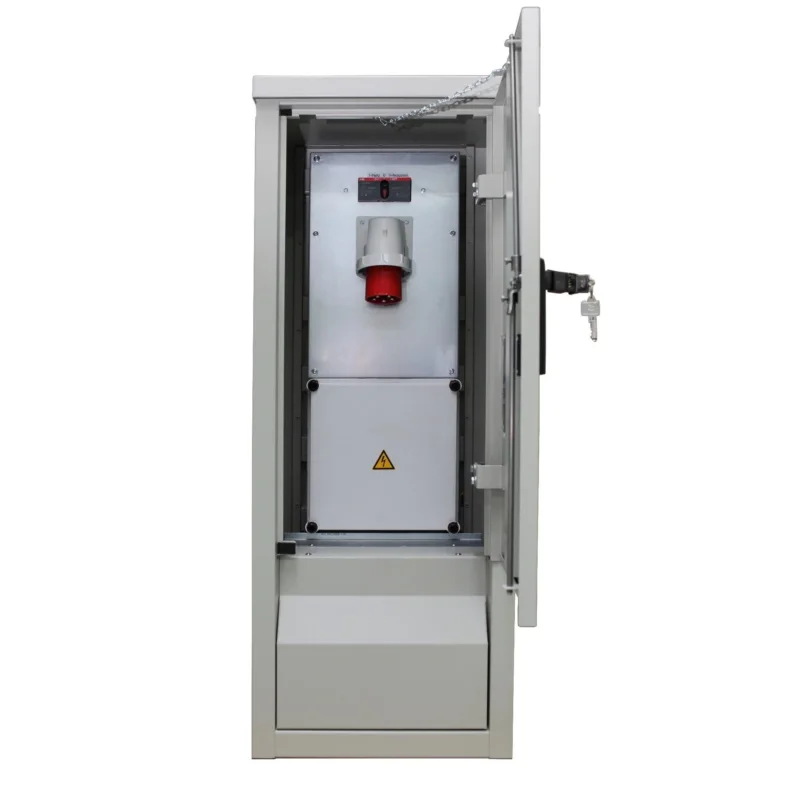 Walther Werke - CEE-Steckdosen-Kombination (IEC 60309) Edelstahlstromverteiler 83245116 63A und Zug.16A