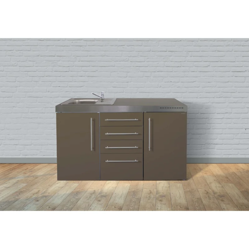 Stengel - Mini-Küche Miniküche Premiumline MPBMM150BOBliS Mokka metallic