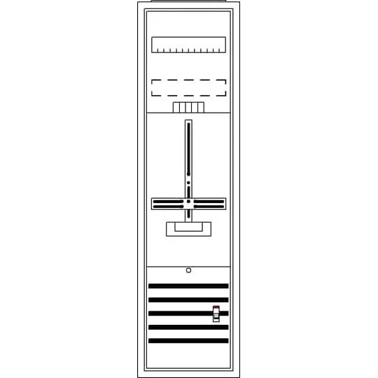 Striebel&John - Zähler-Komplettschrank Komplettschrank DA17GA APDreipunkt, A17 1Z