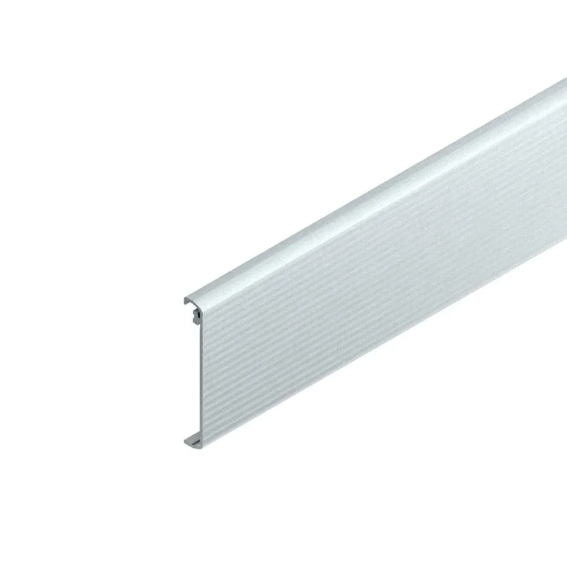 Niedax - Oberteil für Geräteeinbaukanal/Installationssäule Alu-Deckel GDAR 78 P kannelliert − 24 Meter