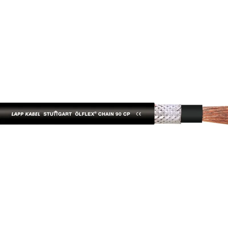 Lapp Kabel&Leitung - Energiekabel >= 1 kV, für ortsveränderlichen Einsatz ÖLFLEX CHAIN 90 CP 1X2,5 1026548/100 − 100 Meter