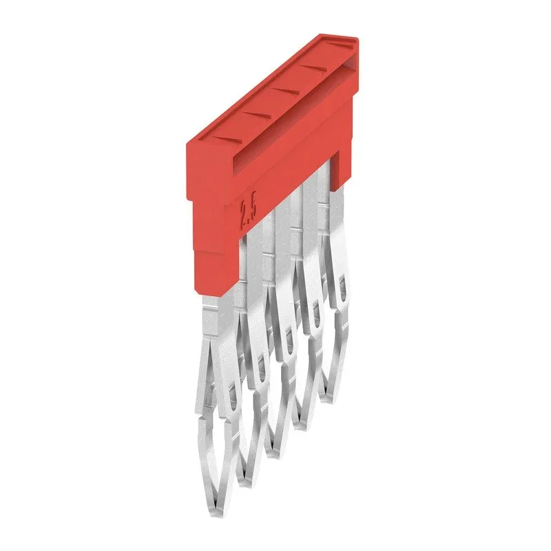 Weidmüller - Querverbinder/Brücker für Reihenklemme Querverbinder ZQV 1.5N/5 RD − 20 Stück