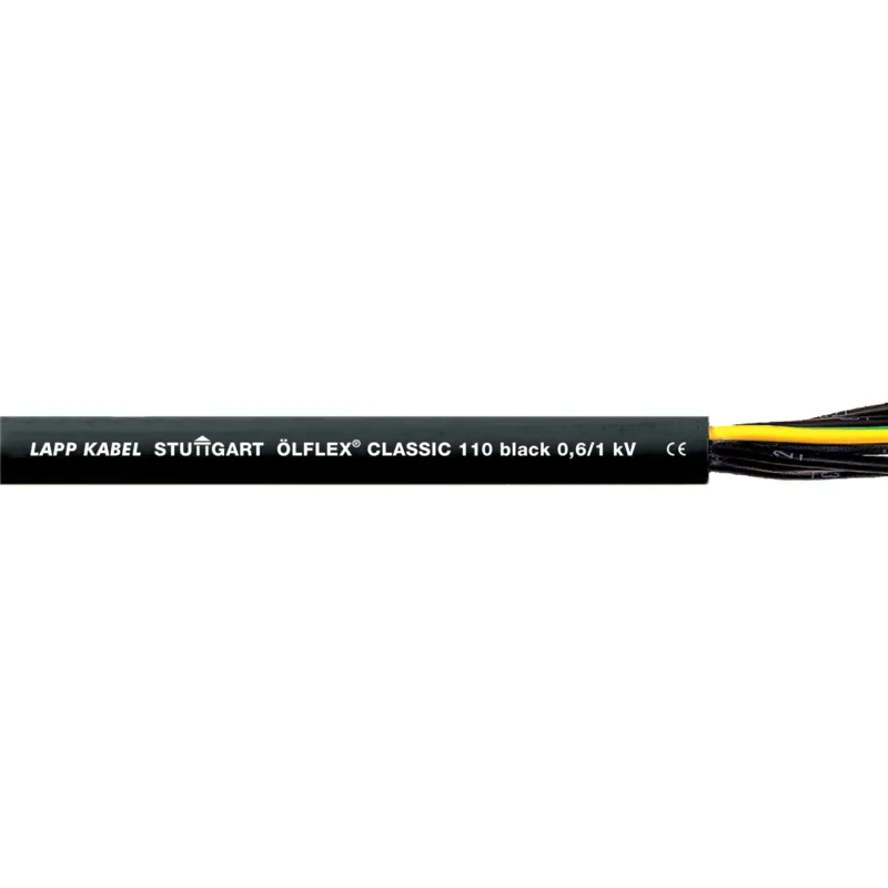 Lapp Kabel&Leitung - Energiekabel >= 1 kV, für ortsveränderlichen Einsatz ÖLFLEX CLASSIC 110 Black 1120320/500 0,6/1kV 12G1,5 − 500 Meter