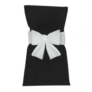 Witte Stoel Strik 19cm 6st van CHAKS koop je bij Partywinkel