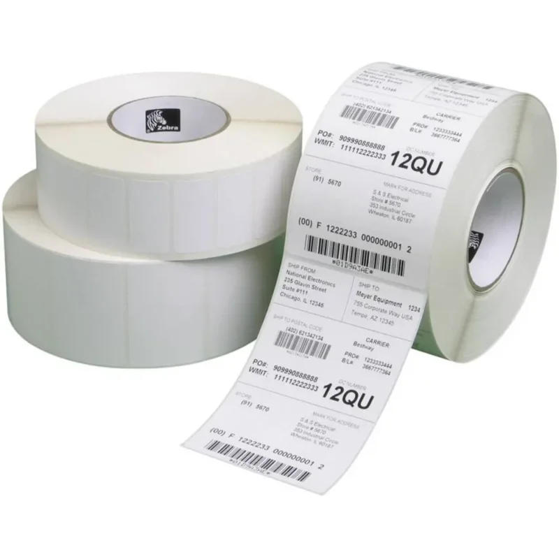 B-Ware Zebra Etiketten Rolle Thermodirekt Permanent Haftend 102x152mm 5700 Stück - 2050009135935